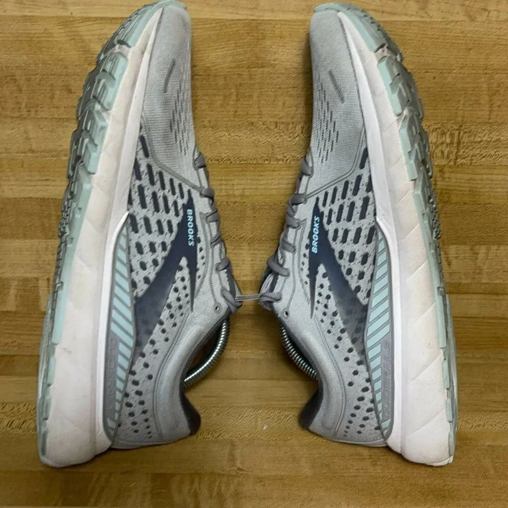Brooks Adrenaline GTS 21 Womens Running Shoes Gray US 10.5 Narrow 2A 1203292A061